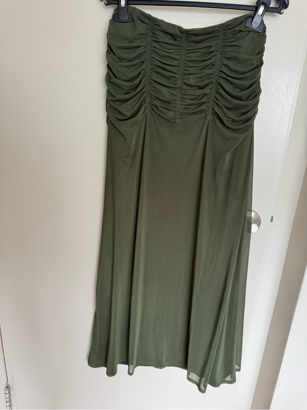 Maeve Ruched Yoke Column Maxi Skirt - Size M - BNWT - Picture 9 of 10